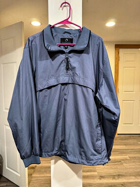 Turning Point Women's Pullover Jacket in Blue Size Medium